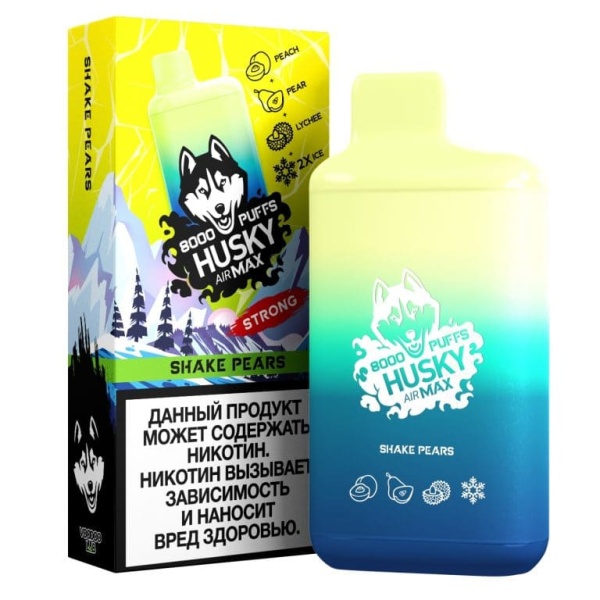HUSKY AIRMAX STRONG 8000 Shake Pears / Персик, груша, личи с холодом