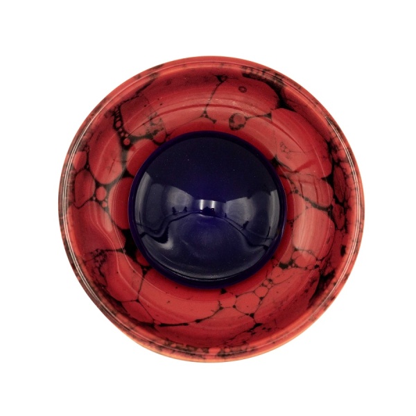 Чаша Облако Flow - Синий/Малиново-черный мрамор