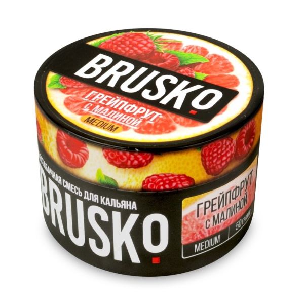Brusko Medium Грейпфрут с малиной 50 гр