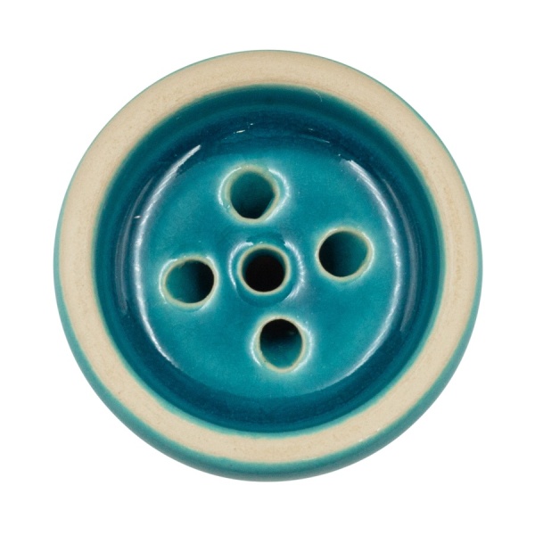 Чаша Облако Glaze Black - Голубая кракле