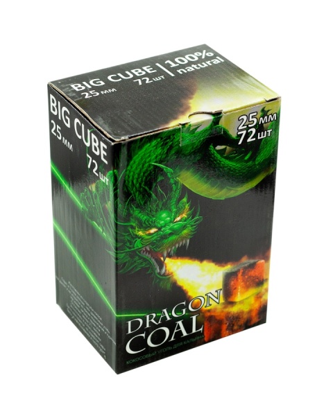 Уголь Dragon Coal 72 (25х25х25)
