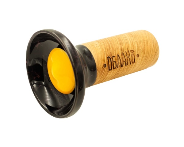 Чаша Облако Flow - Желто-черный малиновый мрамор