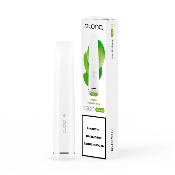 Plonq PLUS (до 1500 затяжек) вкус Киви Клубника
