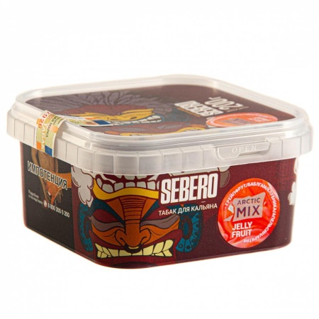 Sebero Arctic Mix Jelly Fruit (Грейпфрут, бабл-гам, клубника, апельсин, арктик), 200 гр