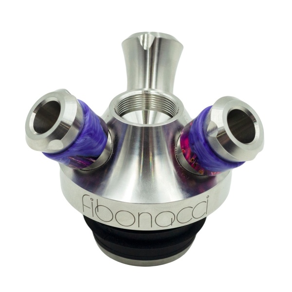 Кальян UNION Fibonacci Гибрид, розово-фиолетовый (без колбы)