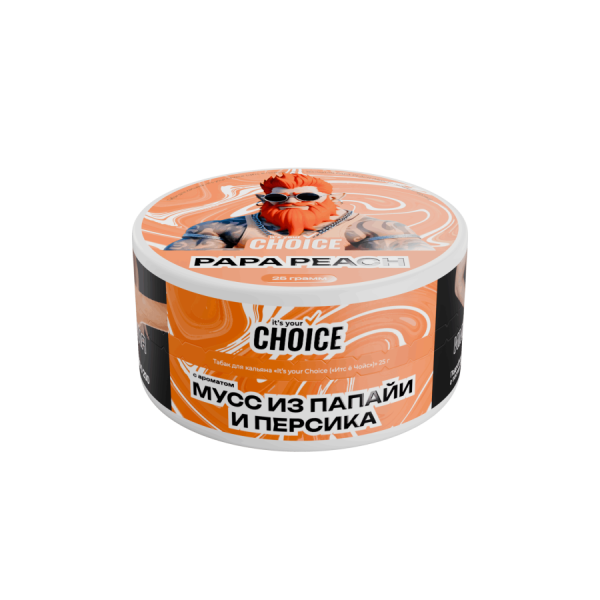 CHOICE Papa Peach (Мусс из папайи и персика), 25 гр