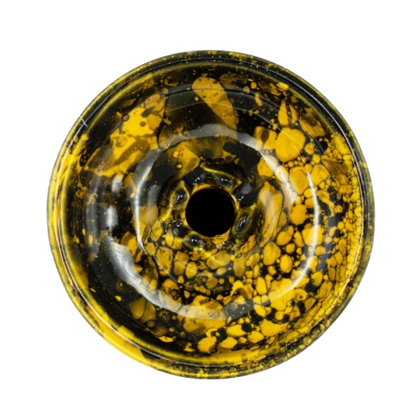 Чаша Облако Glaze Phunnel S - Желтый черный мрамор 