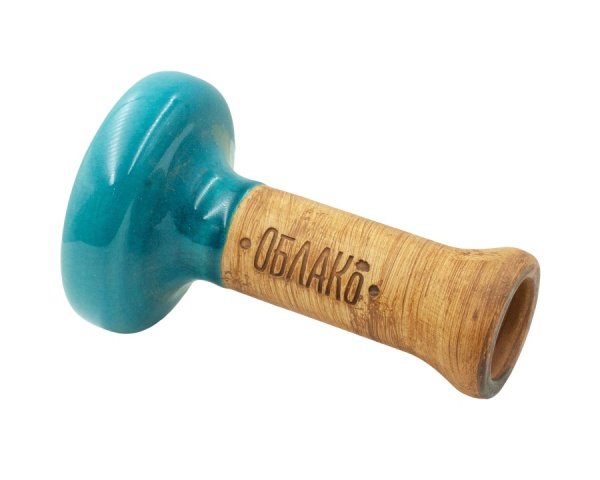 Чаша Облако Glaze Black - Голубая кракле