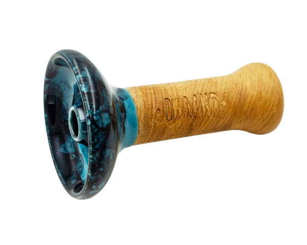 Чаша Облако Glaze Phunnel M - Голубой черный мрамор