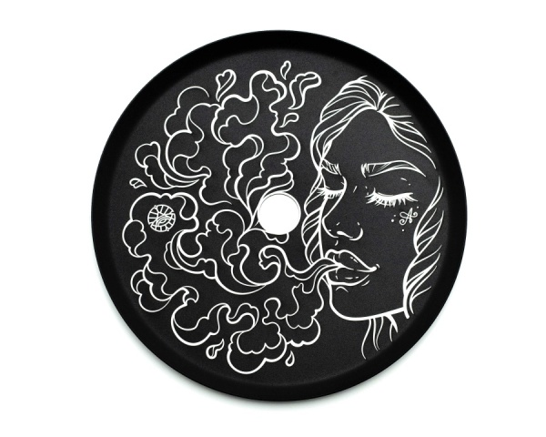 Дизайнерское блюдце плоское Alpha Hookah 18