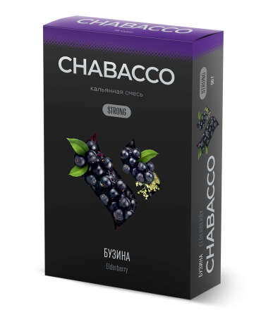 Chabacco Strong Elderberry (Бузина), 50 гр