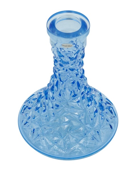 Колба Vessel Glass Кристалл Голубой