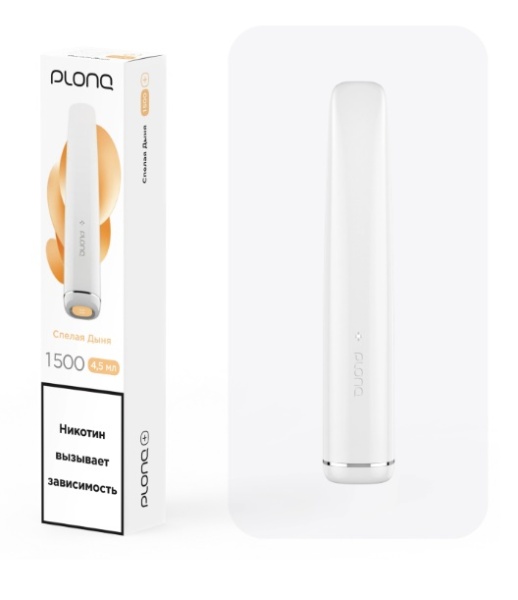 Plonq PLUS (до 1500 затяжек) вкус Спелая Дыня