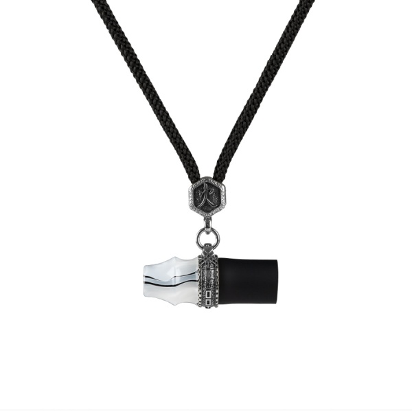 Мундштук Индивидуальный/персональный Japona Samurai Mini Cord White