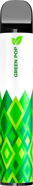 Электронный испаритель Green pop, МТ 1500 затяжек, E-Spectrum