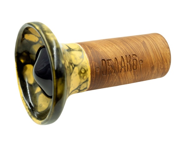 Чаша Облако Flow - Черный/Желтый матовый-черный мрамор