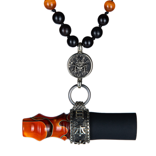 Мундштук Индивидуальный  Japona Samurai Beads Orange