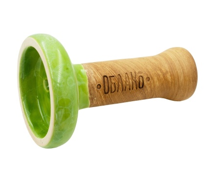 Чаша Облако Glaze Black - Салатовый белый мрамор