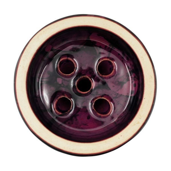 Чаша Облако Glaze Black - Малиновый черный мрамор