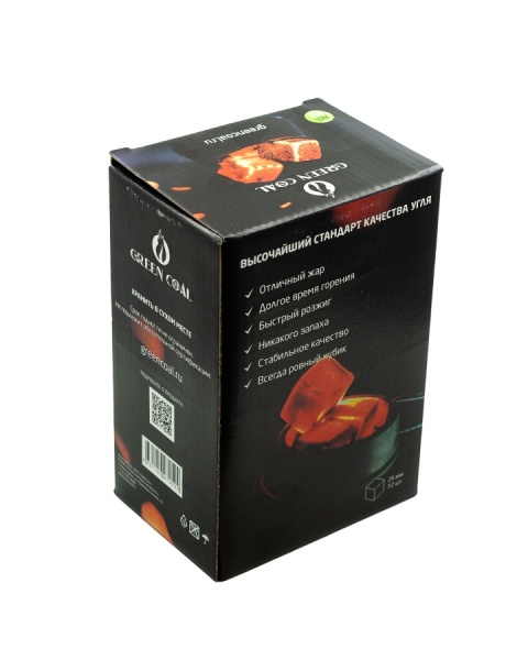 Уголь Green Coal 72 (25х25х25)