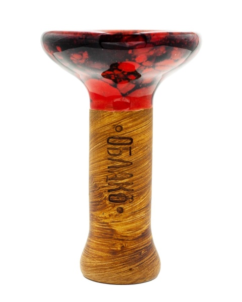 Чаша Облако Glaze Phunnel M - Красный-черный мрамор