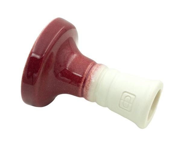 Чаша Форма Фанел Глазурь белый / красный 