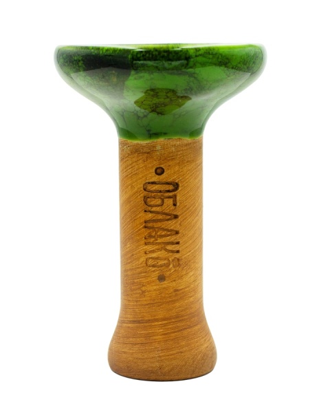 Чаша Облако Glaze Phunnel M - Зелёный чёрный мрамор