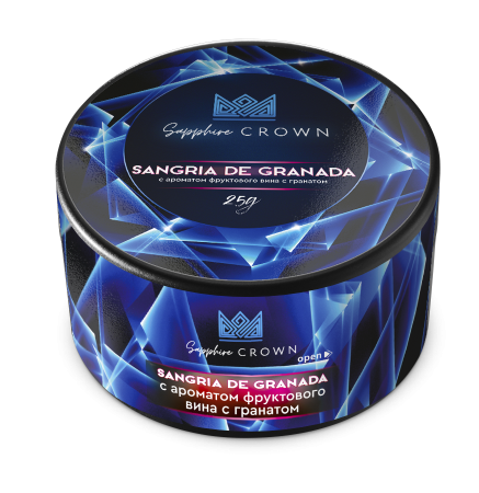 Sapphire Crown с ароматом Sangria De Granada (Фруктовое вино с гранатом), 25 гр