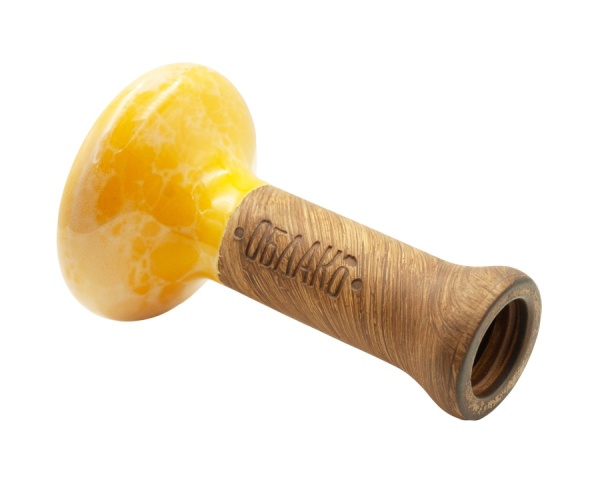 Чаша Облако Glaze Phunnel M - Оранжево-белый мрамор