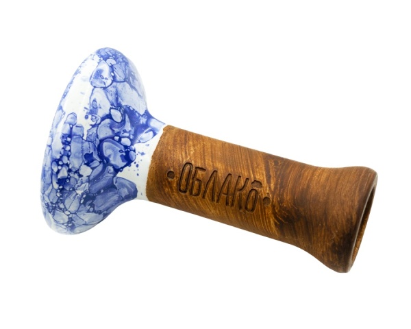 Чаша Облако Glaze Phunnel M - Бело-синий мрамор