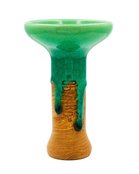 Чаша Облако Glaze Phunnel M - Зелёный кракле