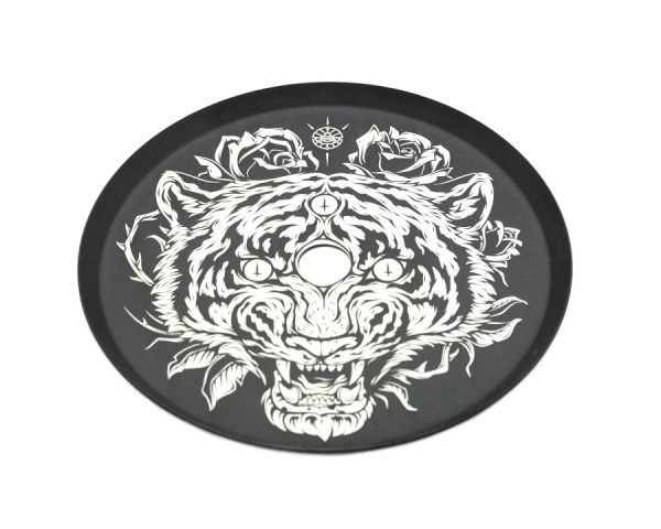 Дизайнерское блюдце плоское Alpha Hookah 01