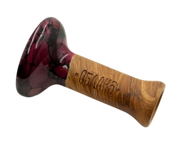 Чаша Облако Glaze Phunnel M - Малиново-черный мрамор