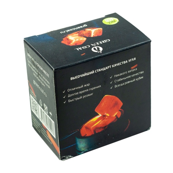 Уголь Green Coal 18 (25х25х25)