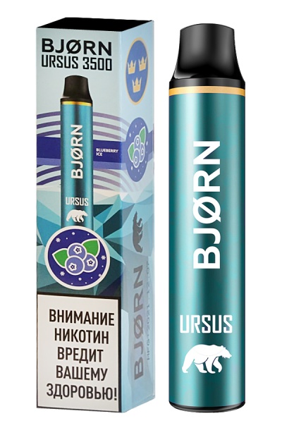 BJORN URSUS 3500 1.8% SE Blueberry Ice