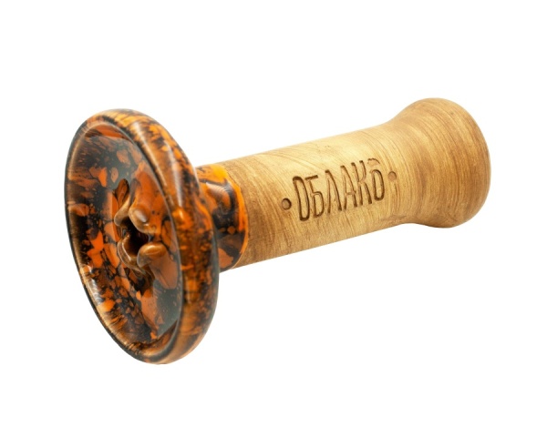 Чаша Облако Glaze Phunnel S - Оранжевый черный мрамор