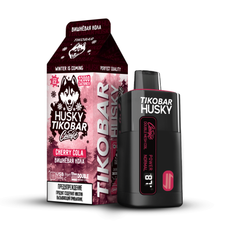 TIKOBAR HUSKY Сибирь 12000 Cherry Cola (вишневая кола)