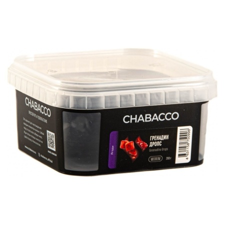 Chabacco Mix Grenadine drops (Гренадин Дропс), 200 гр