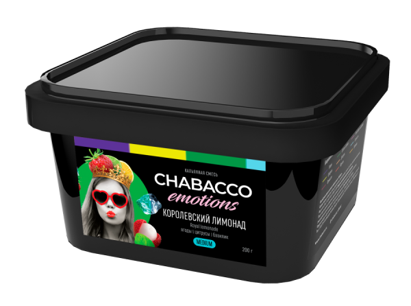 Chabacco Emotions Medium Royal lemonade (Королевский лимонад), 200 гр