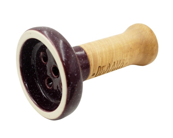 Чаша Облако Glaze Black - Фиолетовый в точку