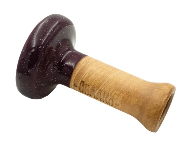 Чаша Облако Glaze Black - Фиолетовый в точку