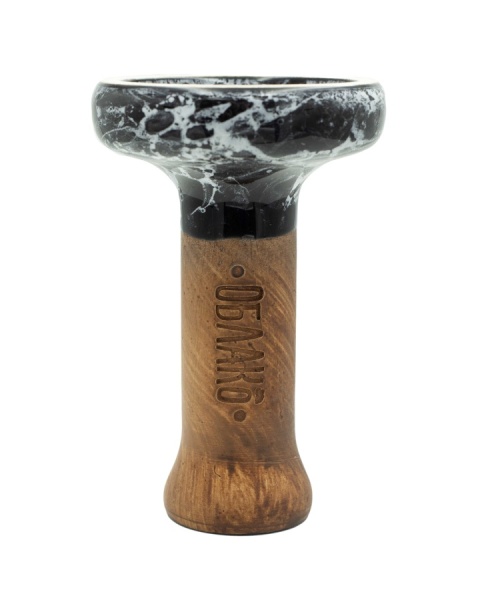 Чаша Облако Glaze Black - Чёрный мрамор