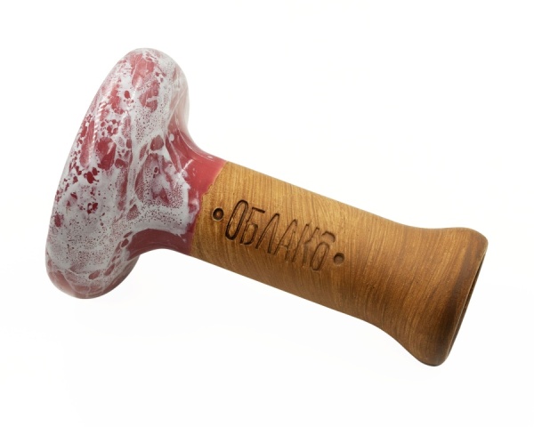 Чаша Облако Glaze Phunnel L - Малиново-белый мрамор