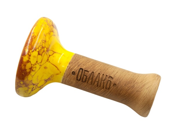 Чаша Облако Glaze Phunnel M - Желто-бордовый мрамор