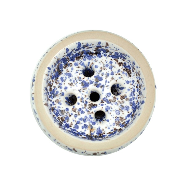 Чаша Облако Glaze Black - Белый в точку